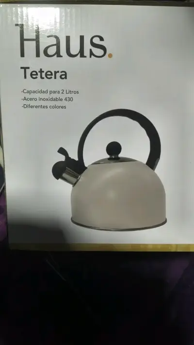 Tetera de acero inoxidable Haus 2 litros - miniatura 1