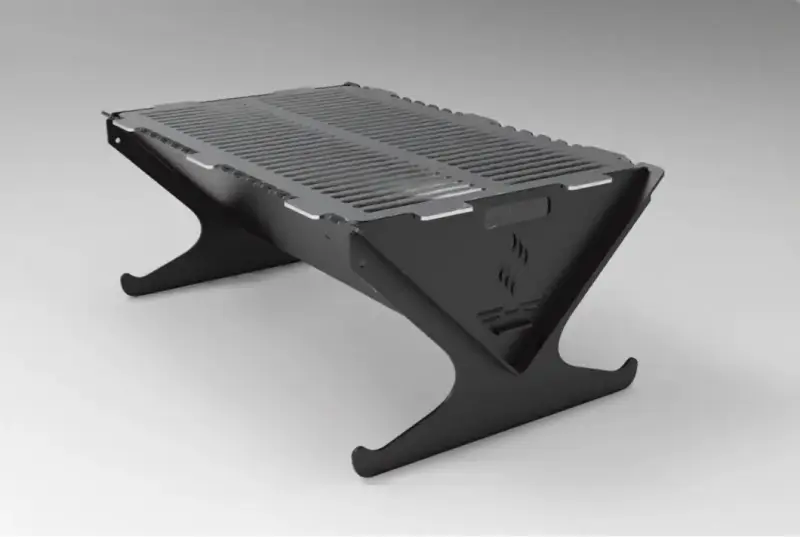Parrilla portátil de acero para asados - 4