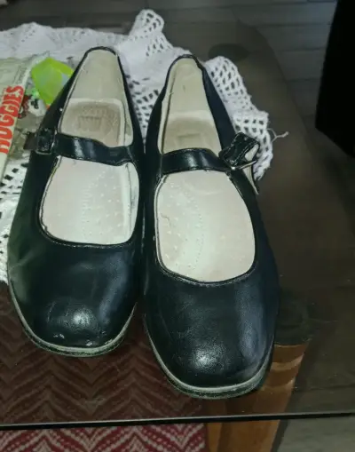 Zapatos de baile negro con hebilla - miniatura 3