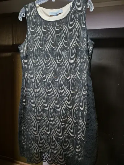 Vestido de encaje negro Apology London talla L - miniatura 1