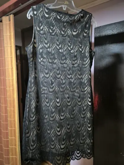 Vestido de encaje negro Apology London talla L - miniatura 2