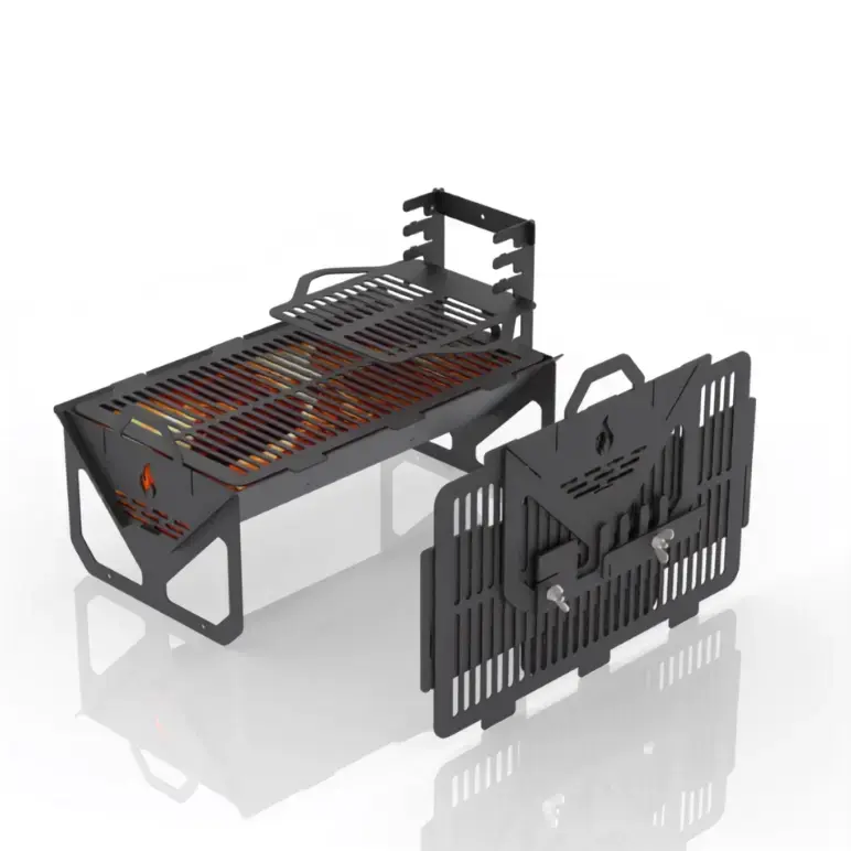 Parrilla portátil de acero para camping - 1