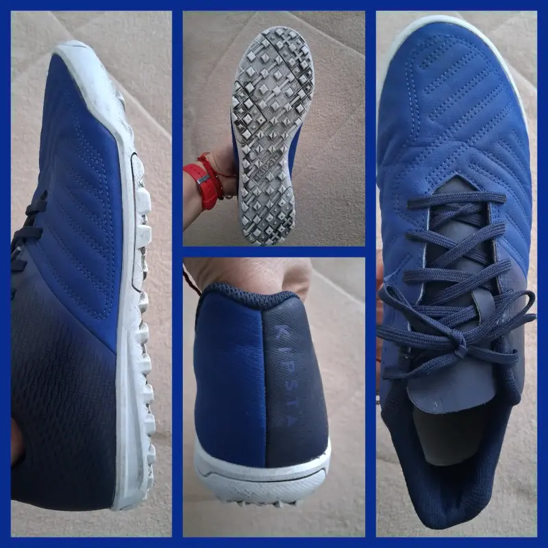 Zapatillas de Fútbol Kipsta Azul para Hombre - 1