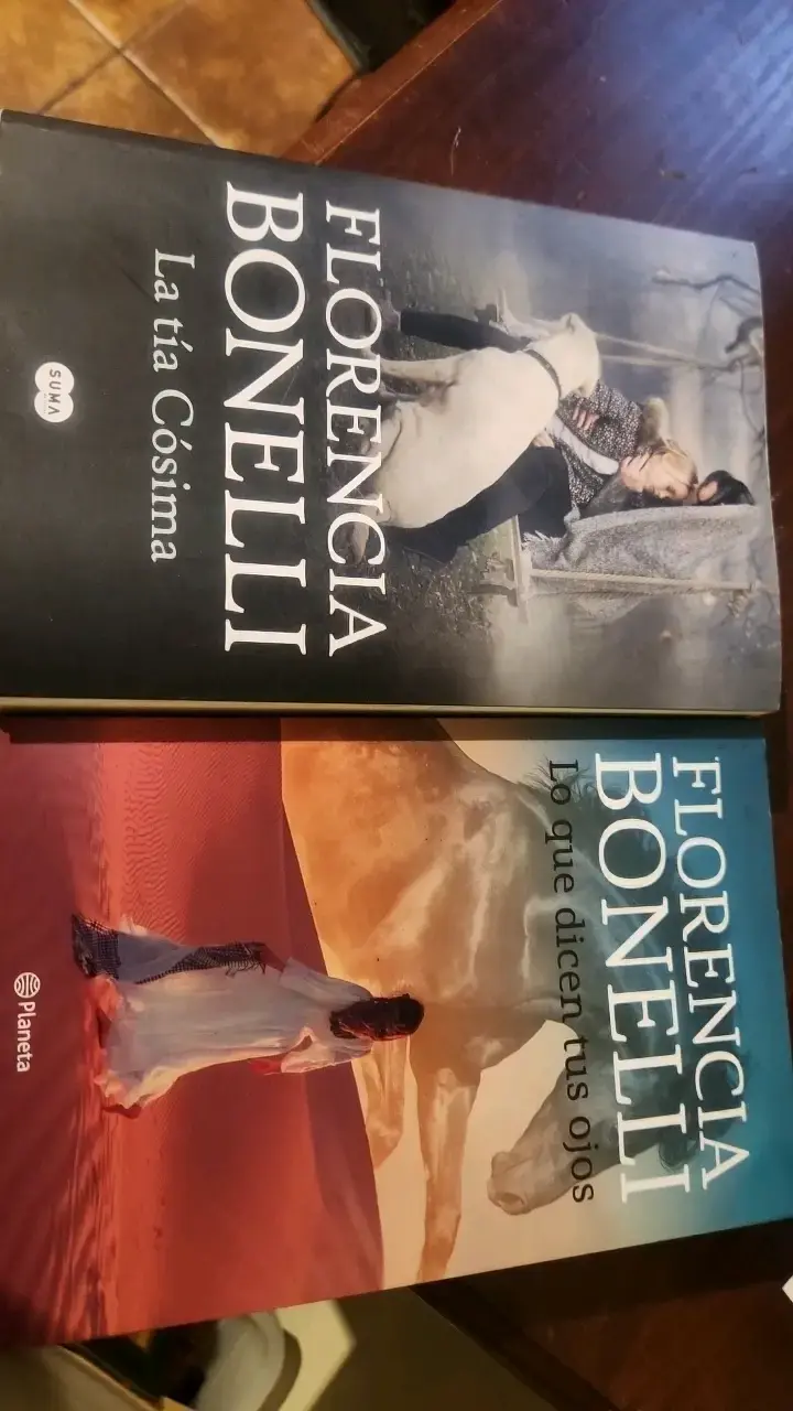 Pack de libros Florencia Bonelli 'La tía Cósima' y 'Lo que dicen tus ojos'