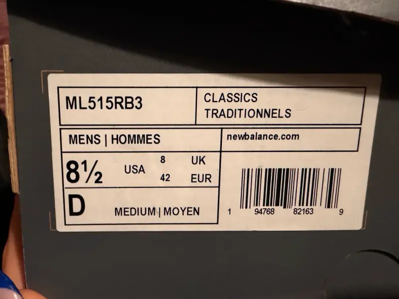 Zapatillas New Balance clasicas negras para hombre - 3