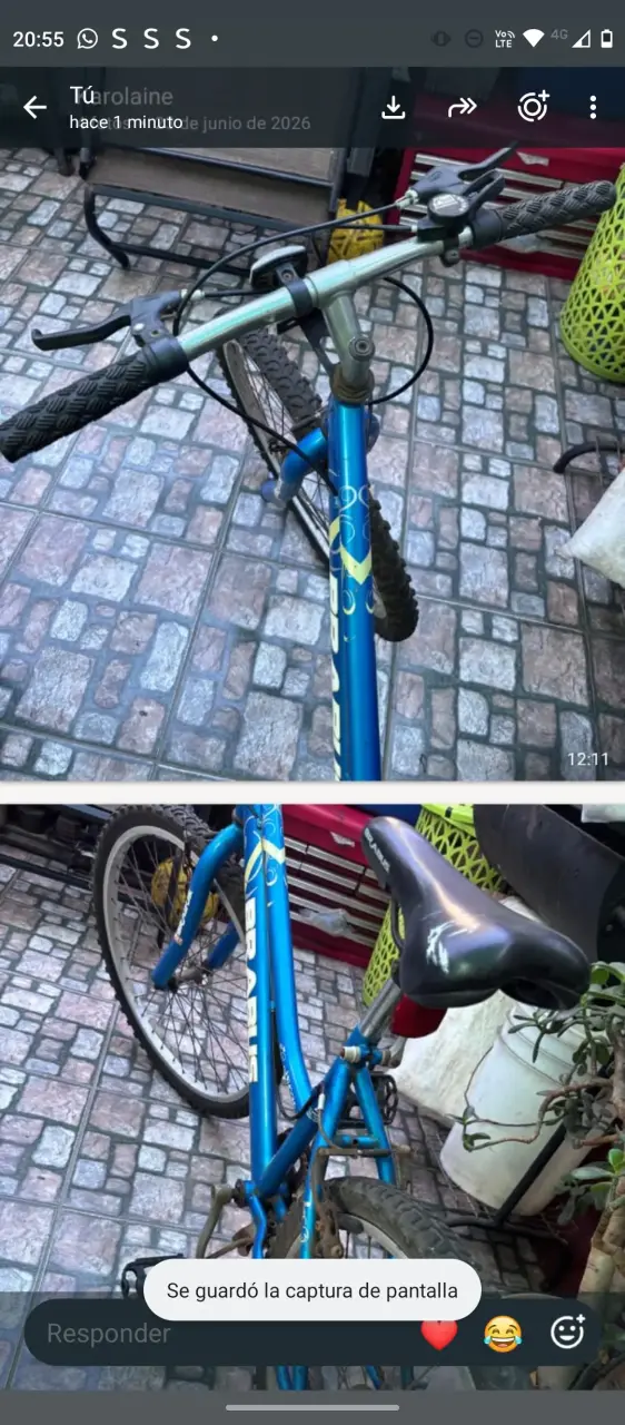 Bicicleta Brabus azul - 1