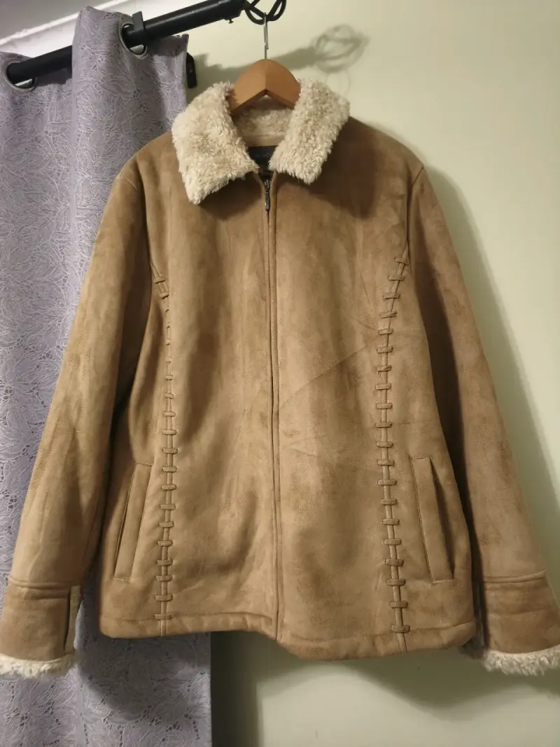 Chaqueta de gamuza con forro de lana Liz Claiborne - 1
