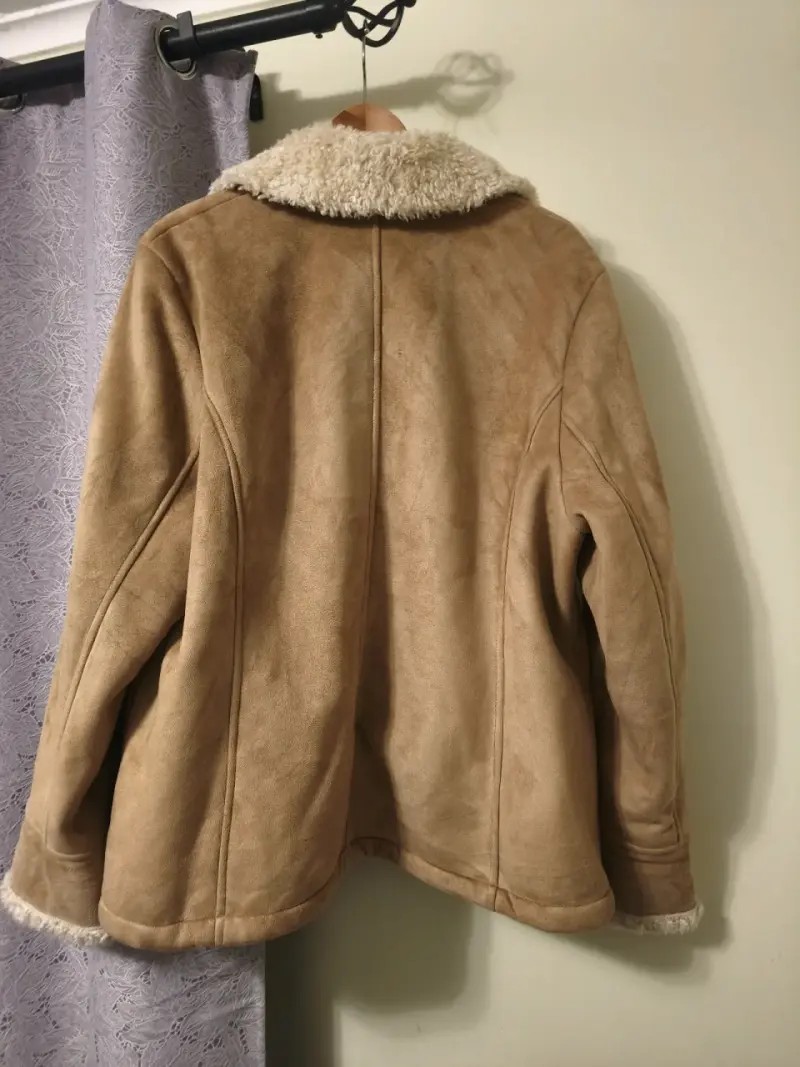 Chaqueta de gamuza con forro de lana Liz Claiborne - 3