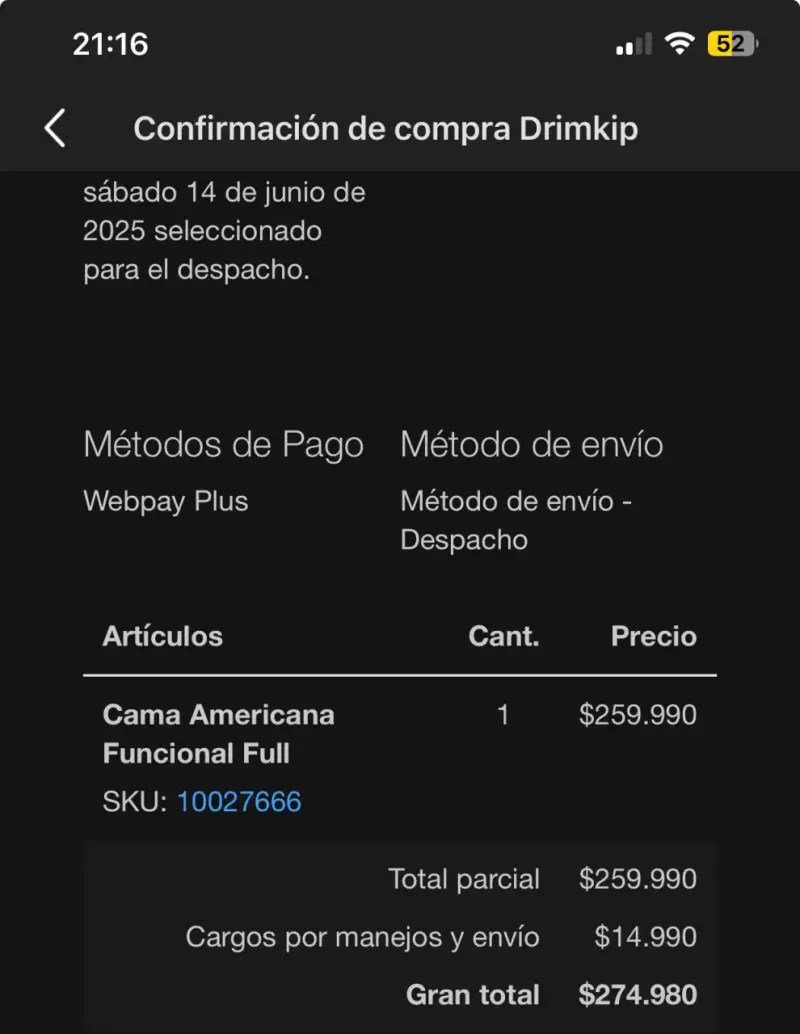 Cama Americana Funcional Full Drimkip - 4