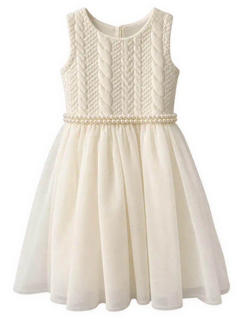 Vestido de niña blanco