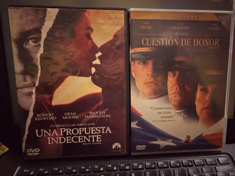 Pack de DVDs Una Propuesta Indecente y Cuestión de Honor