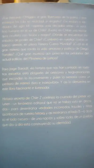 Libro Historia Secreta de Chile 2 de Jorge Baradit - miniatura 2