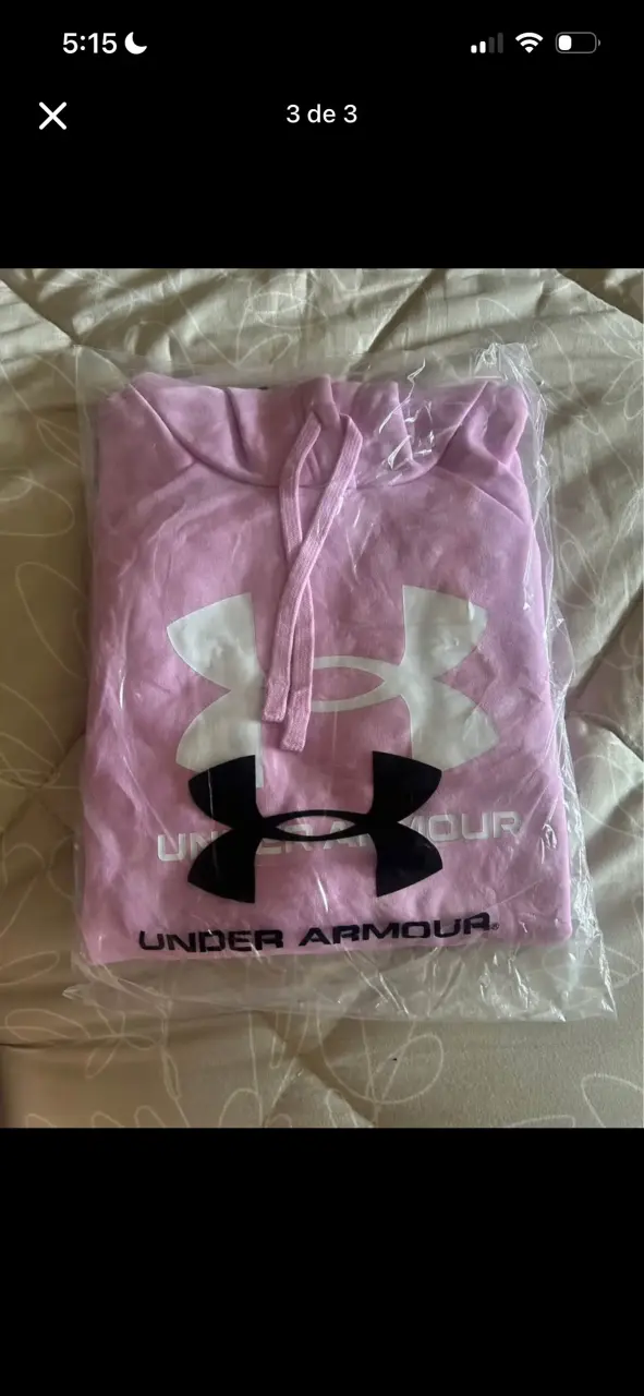 Polerón rosa con capucha Under Armour para mujer - 2