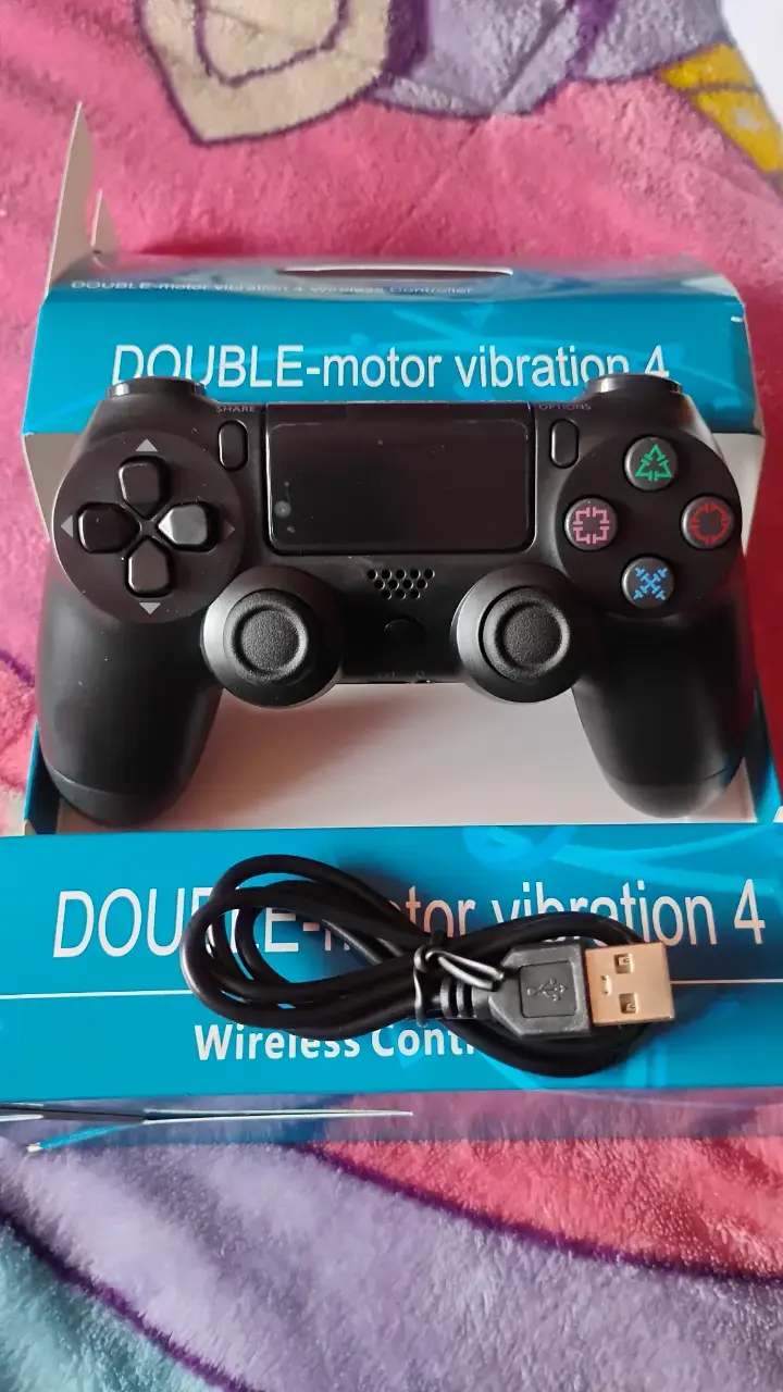 Control PS4 inalámbrico con doble vibración - 2