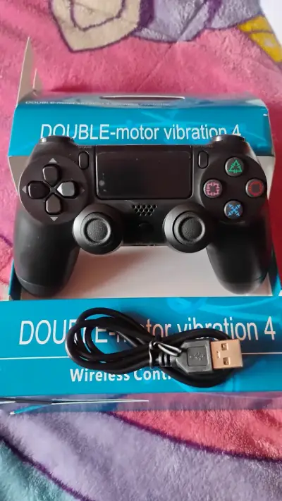 Control PS4 inalámbrico con doble vibración - miniatura 2