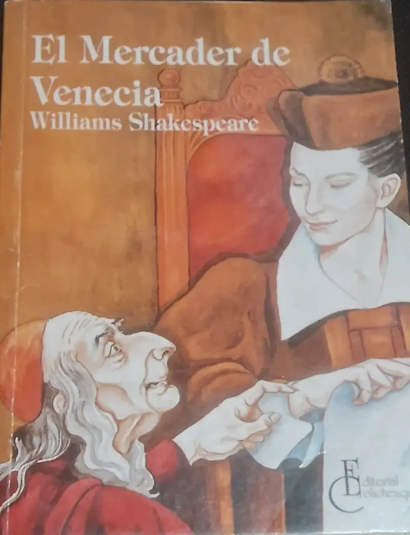 Libro El Mercader de Venecia de William Shakespeare