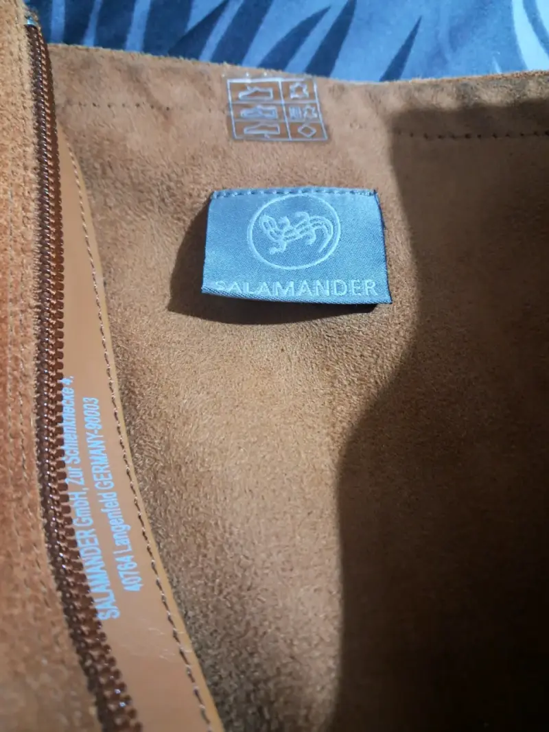 Botas de gamuza marrón Salamander con tacón alto - 1