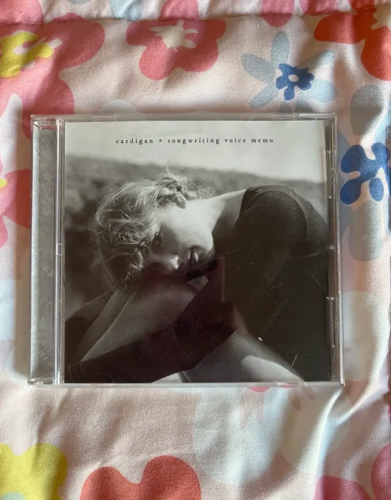 CD Taylor Swift Cardigan + Songwriting Voice Memo