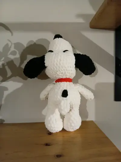 Peluche amigurumi Snoopy - miniatura 5