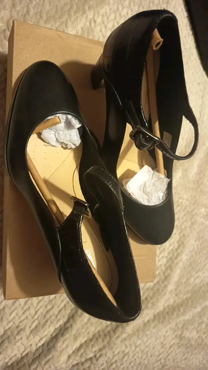 Zapatos de Tacón Negro Clarks para Mujer