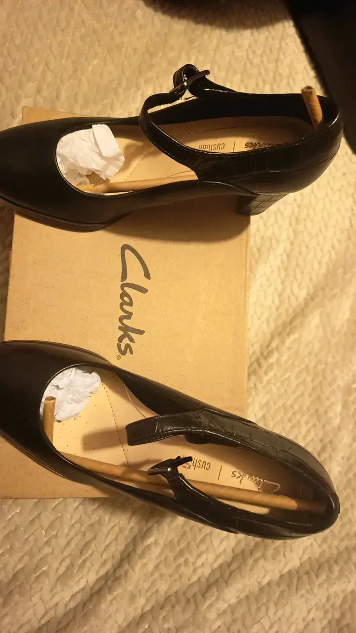 Zapatos de Tacón Negro Clarks para Mujer - 4