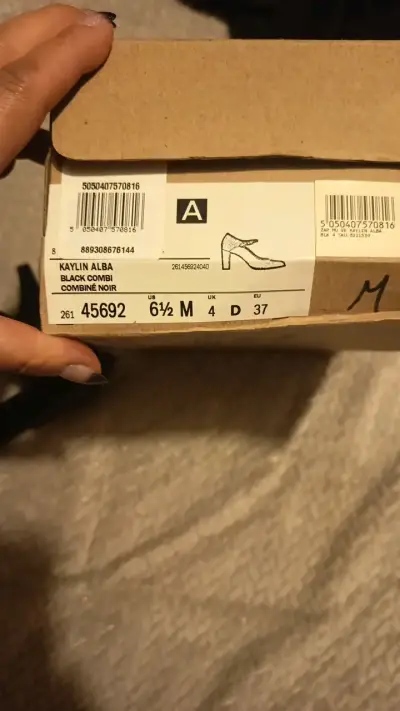 Zapatos de Tacón Negro Clarks para Mujer - miniatura 5