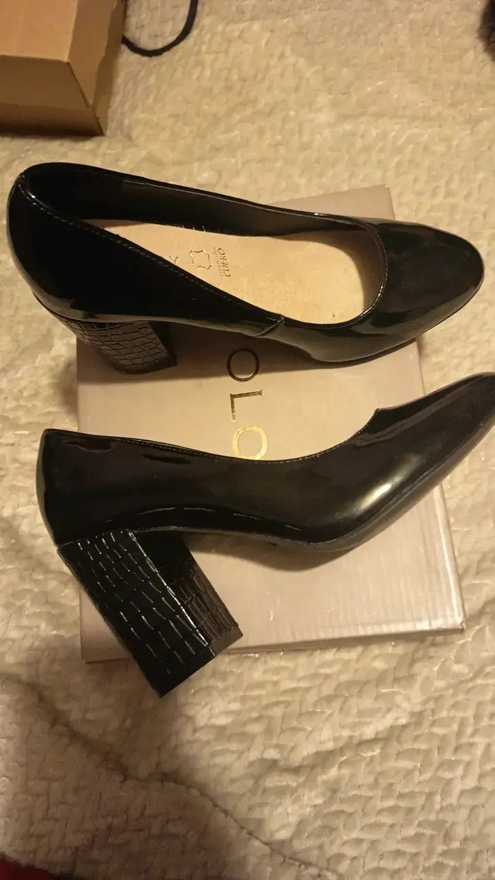 Zapatos de tacón negro Apology de cuero - 2