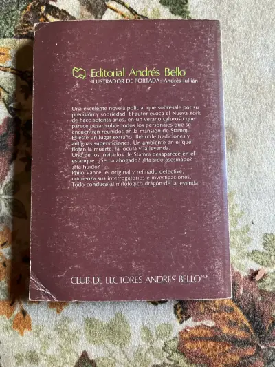 Libro 'El Dragón del Estanque' de S.S. Van Dine - miniatura 3
