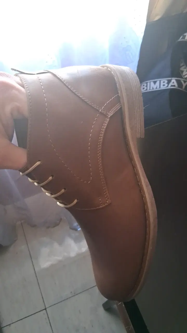 Botines de cuero marrón para hombre - 3