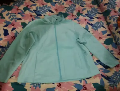 Chaqueta polar Columbia verde agua para mujer - miniatura 1