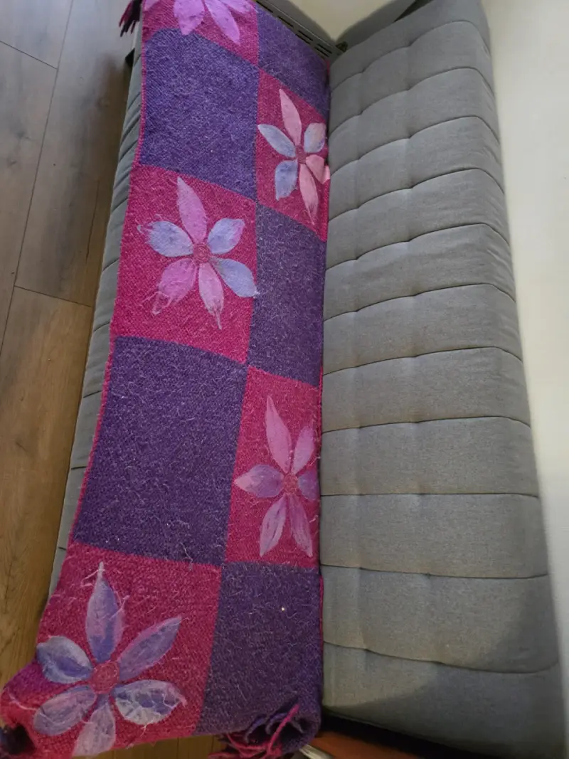 Sofá cama gris moderno plegable - 3