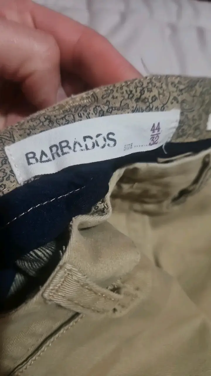 Pantalones beige para hombre Barbados talla 44 - 2