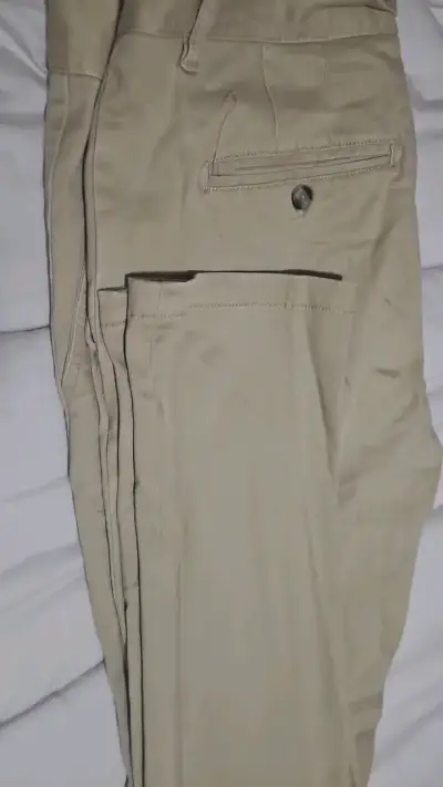 Pantalones beige para hombre Barbados talla 44 - miniatura 3