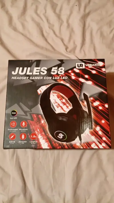 Auriculares Gamer Jules 58 con Luz LED - miniatura 1
