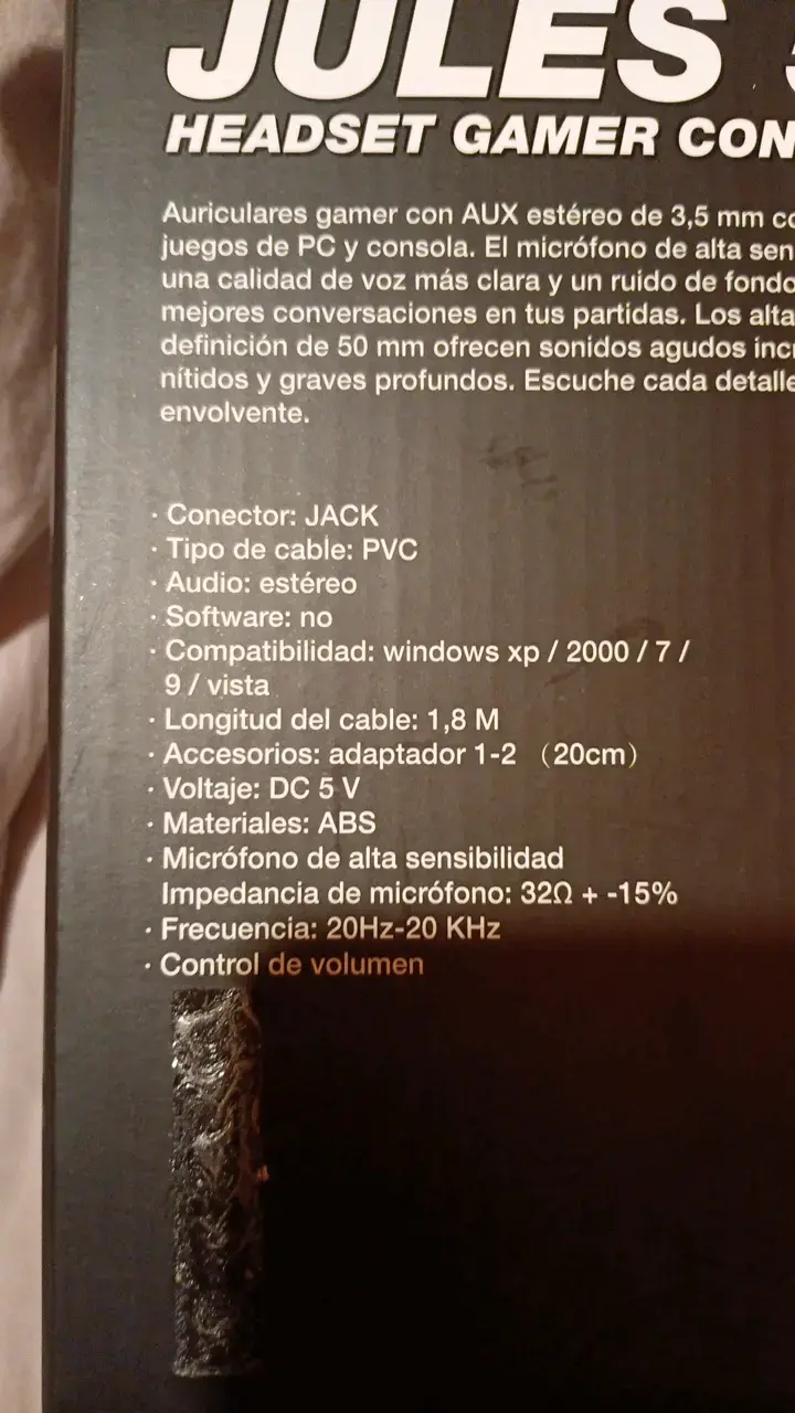 Auriculares Gamer Jules 58 con Luz LED - 3