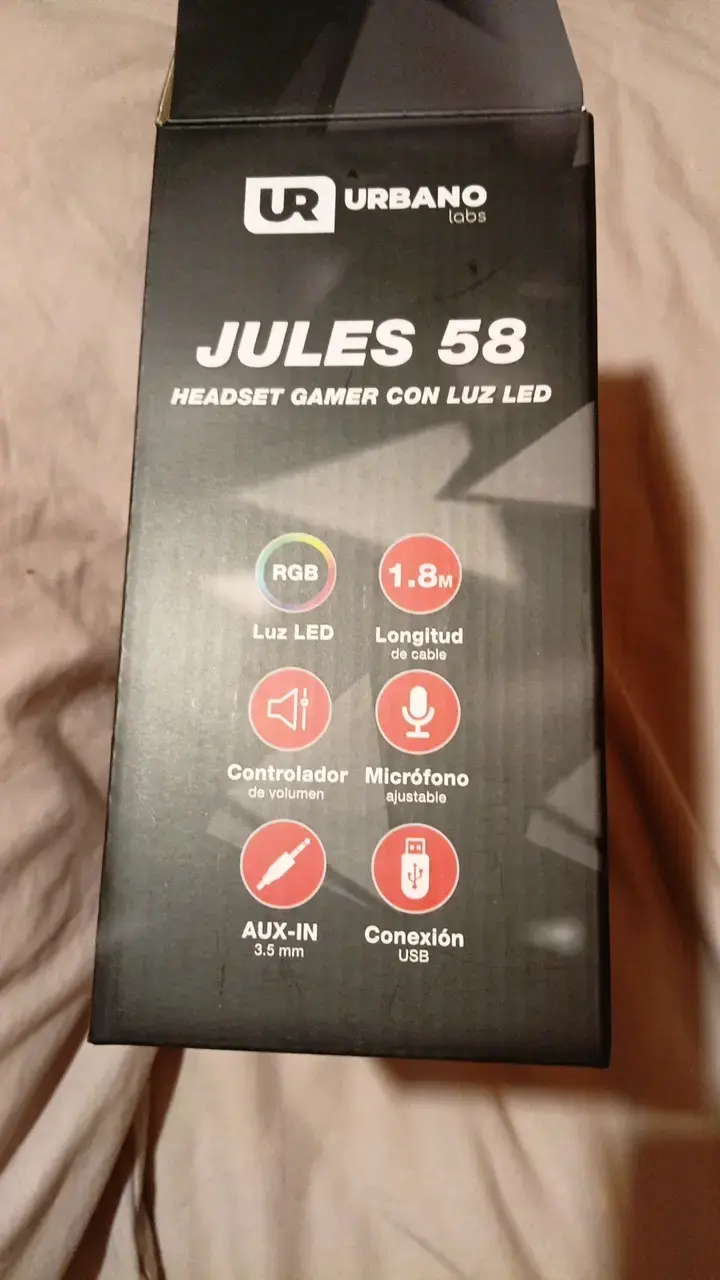 Auriculares Gamer Jules 58 con Luz LED - 4