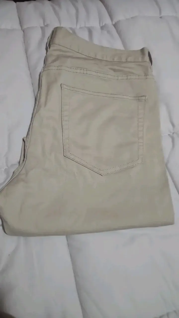 Pantalones beige slim fit H&M para Hombre Talla 32 - 1