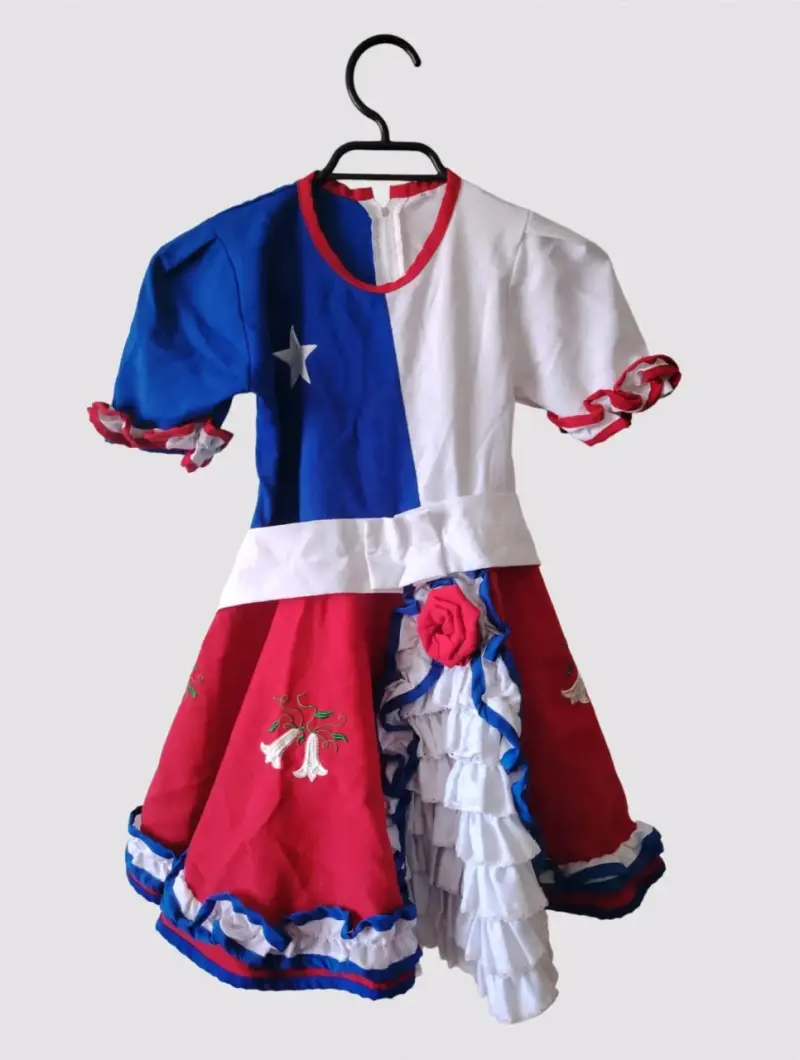 Vestido de Huasa Chilena para Niña - 1