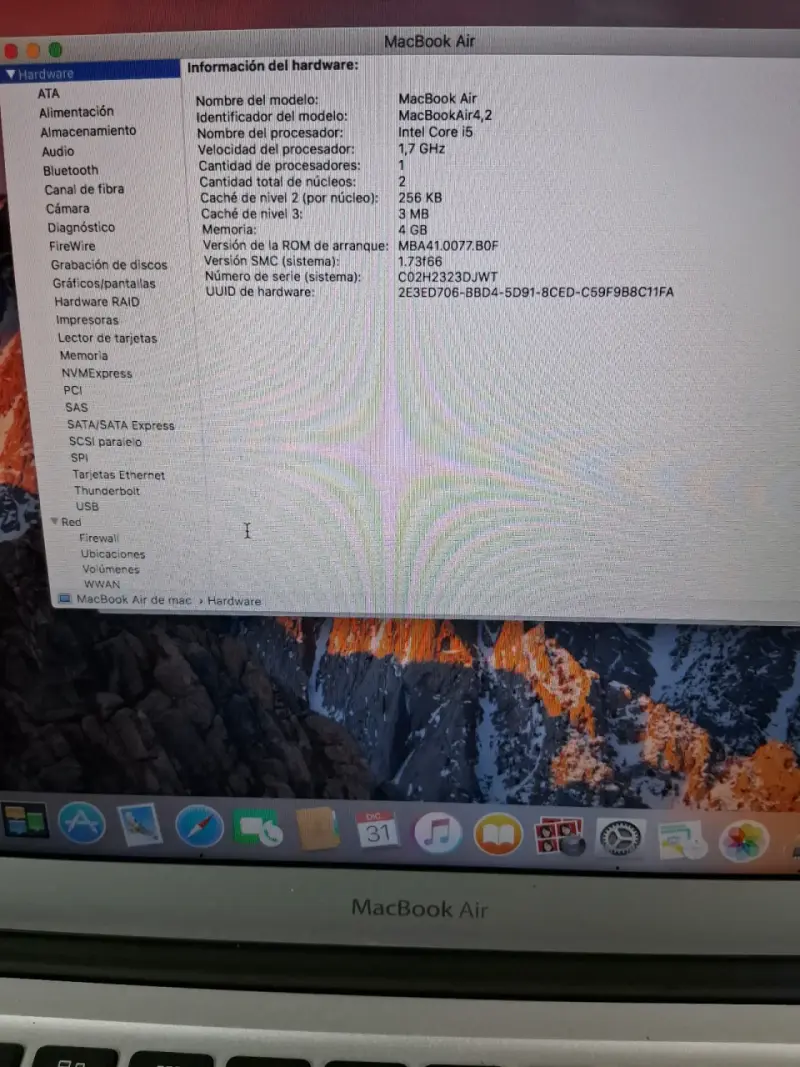 MacBook Air 13 pulgadas Intel Core i5 - 4