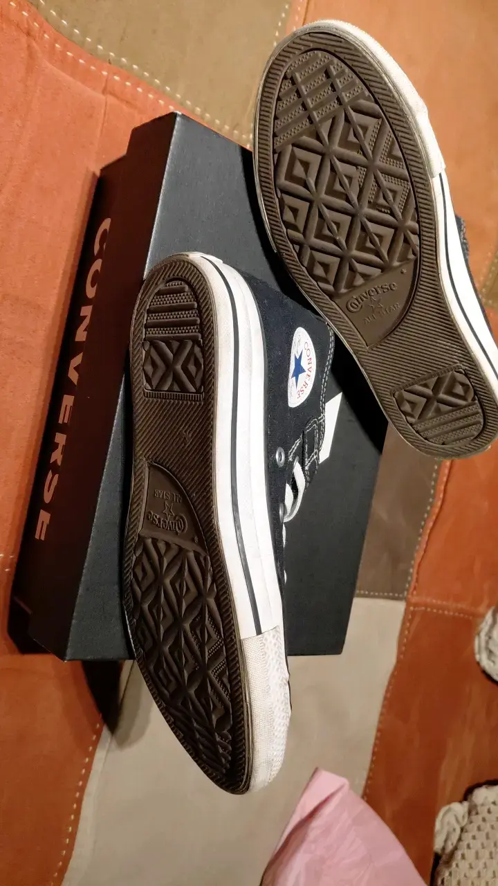 Zapatillas Converse All Star negras de lona - 2
