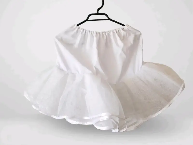 Vestido falso Blanco para Niña - 2