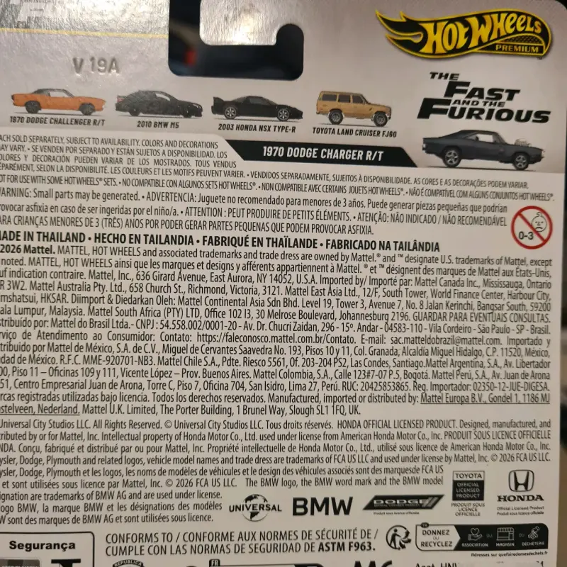Hot Wheels Fast & Furious Dodge Charger 1970 - 3