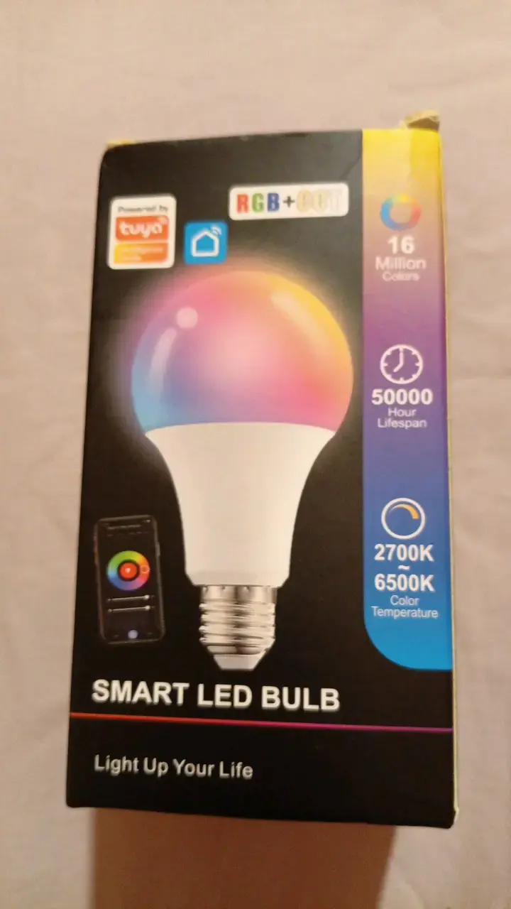 Bombilla LED Inteligente RGB con Control App - 1