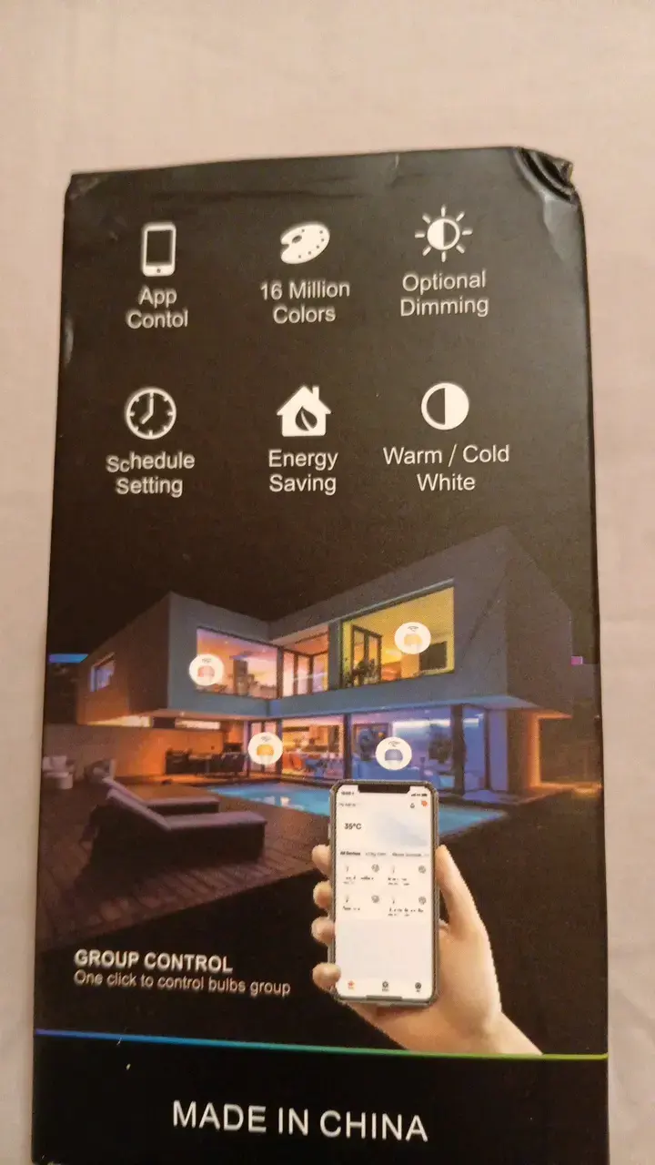 Bombilla LED Inteligente RGB con Control App - 2