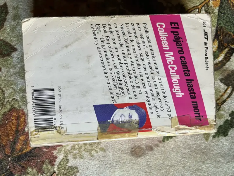 Libro El Pájaro Canta Hasta Morir de Colleen McCullough - 3