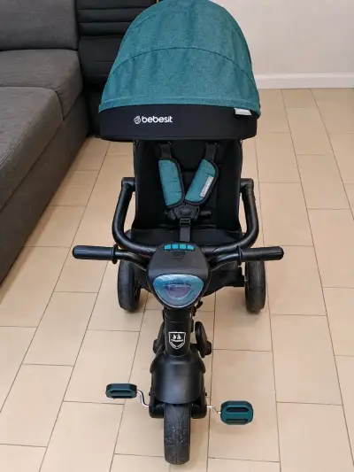 Triciclo Bebesit con Asiento Giratorio 360° - miniatura 2