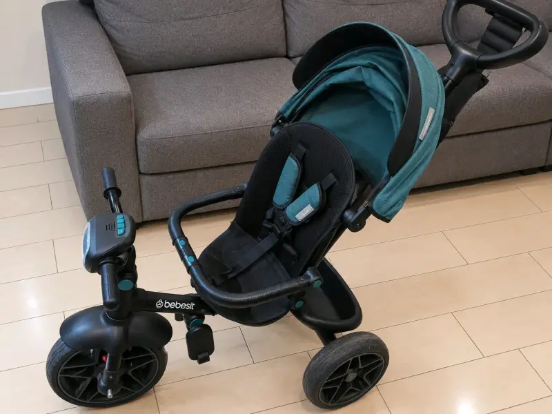 Triciclo Bebesit con Asiento Giratorio 360° - 3