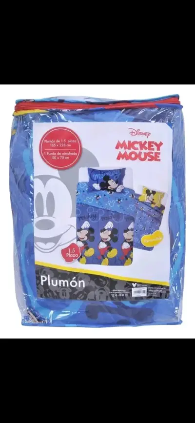 Juego de Sábanas y Plumón Mickey Mouse 1.5 Plaza - miniatura 2