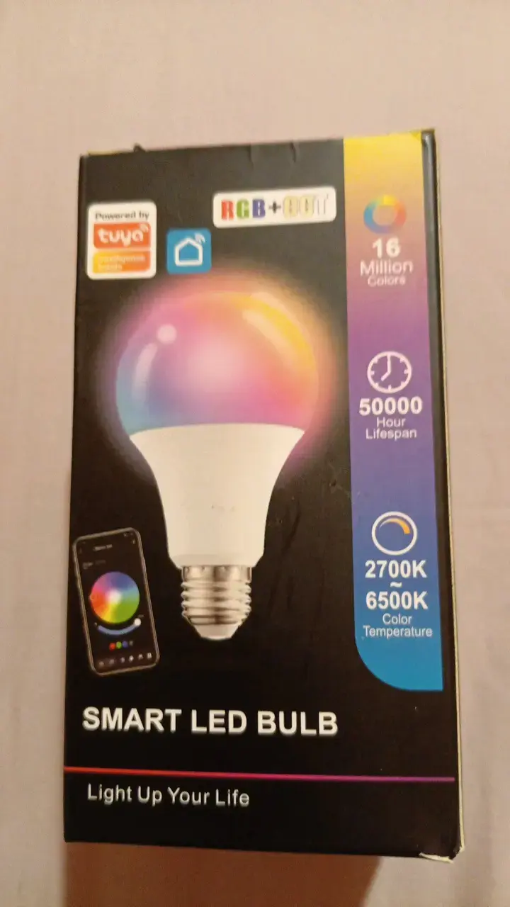 Ampolleta LED Inteligente RGB con Control App - 1