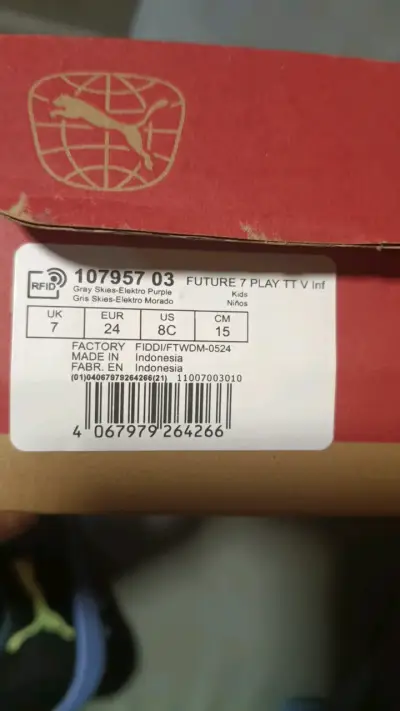 Zapatillas deportivas infantiles Puma negras - miniatura 3